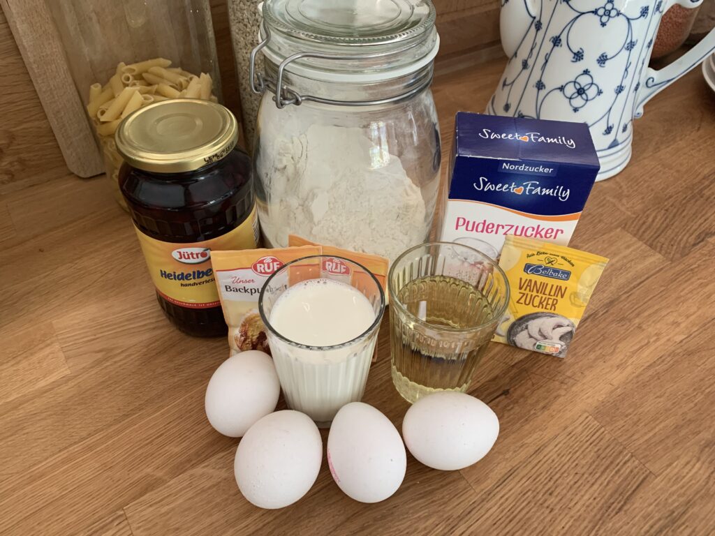 Schneller Heidelbeerkuchen