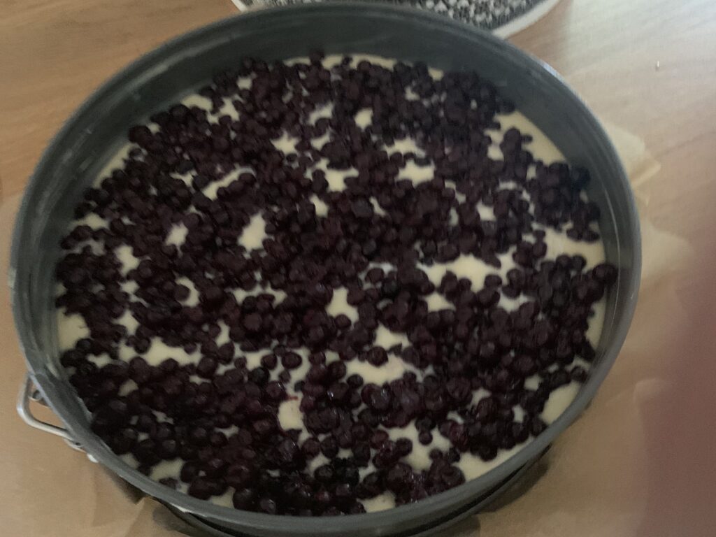 Schneller Heidelbeerkuchen