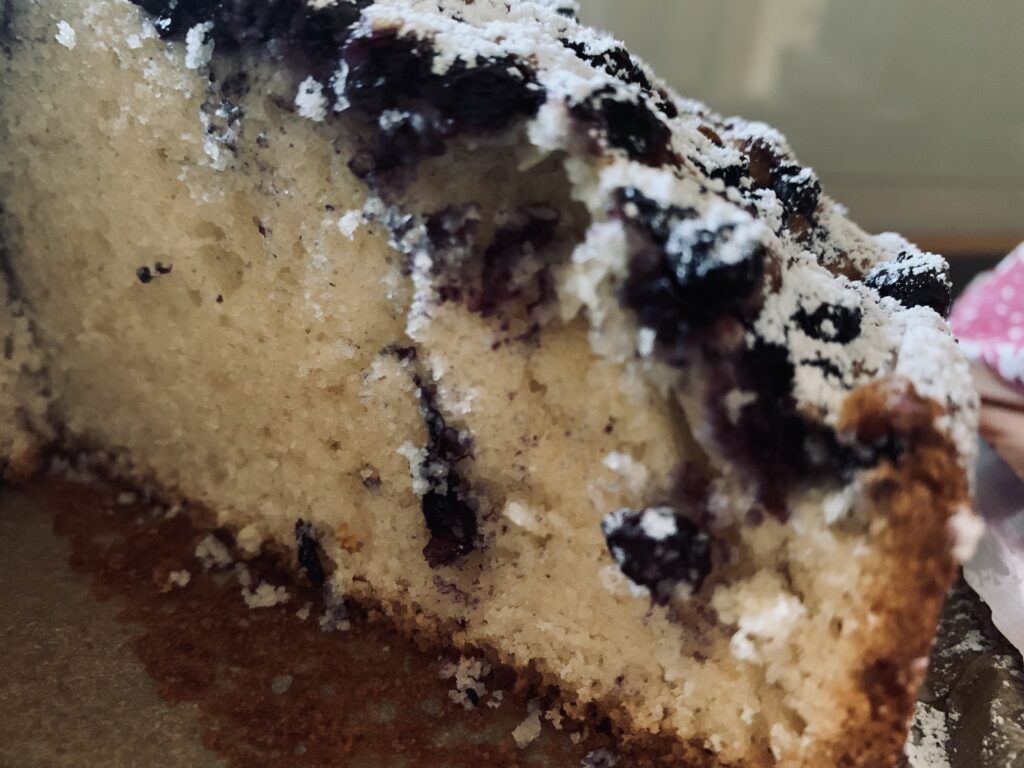 Schneller Heidelbeerkuchen